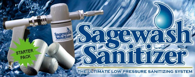 NEW Sagewash Sanitizer Valve System Cost Effective Spraying System